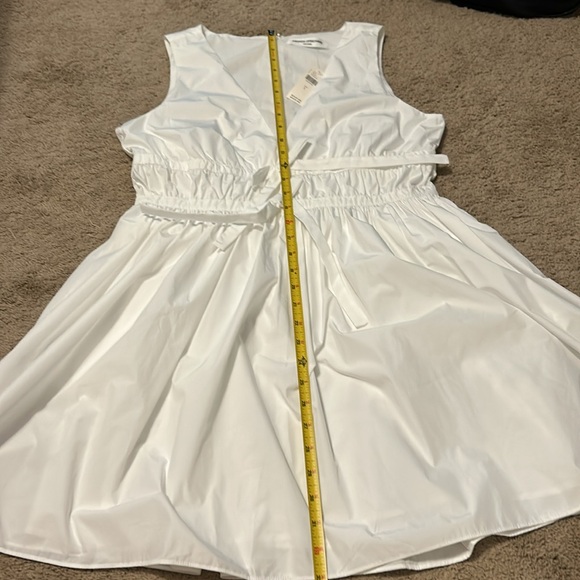 NWT Amanda Uprichard at Anthropologie White Dress- L - Picture 13 of 14